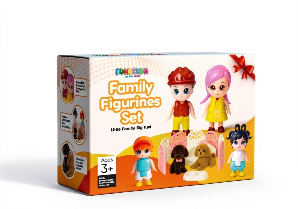 FUNERICA Dollhouse Figures 3in Parents Realistic-6