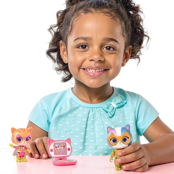 Disney Junior SuperKitties Su-Purr Charged Figures for Kids-1