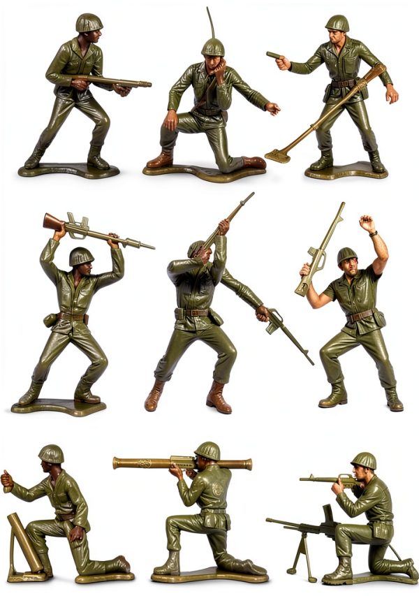 TimMee Plastic Toy Soldiers 100 Figure Set Kids-2