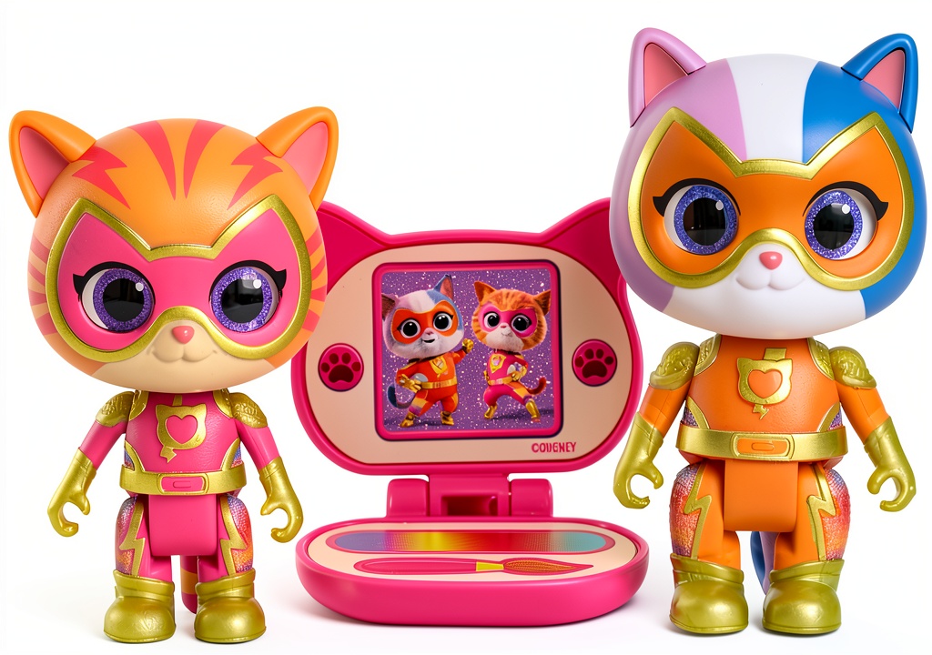 Disney Junior SuperKitties Su-Purr Charged Figures for Kids