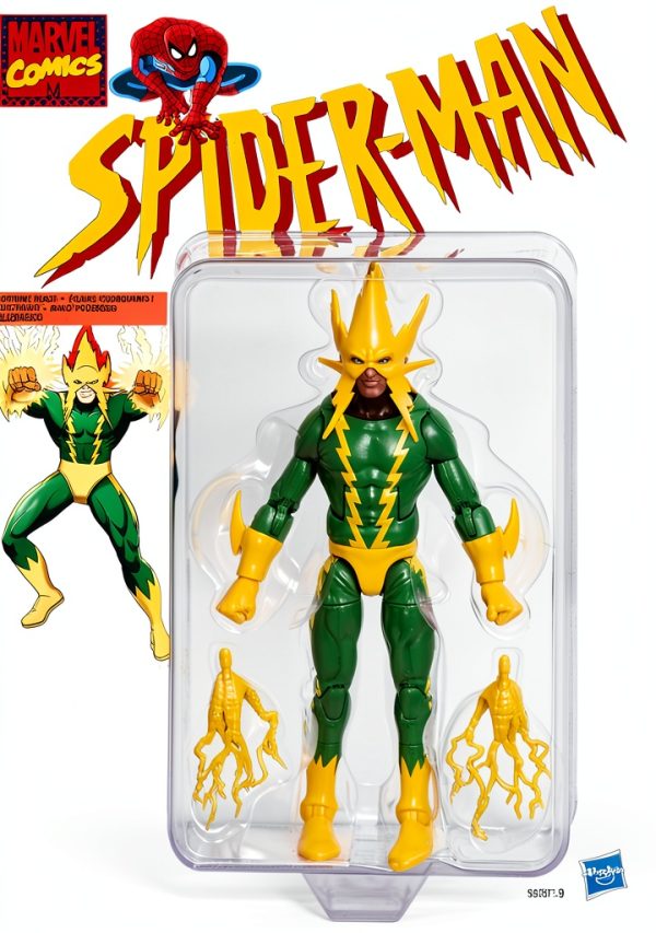 Marvel Electro 6-Inch Action Figure Hasbro Toy-1