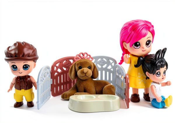 FUNERICA Dollhouse Figures 3in Parents Realistic-4