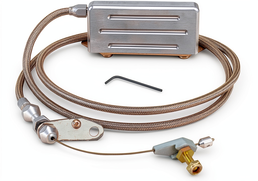 Lokar KD-2400HT electric kickdown kit installed in a TH400 transmission