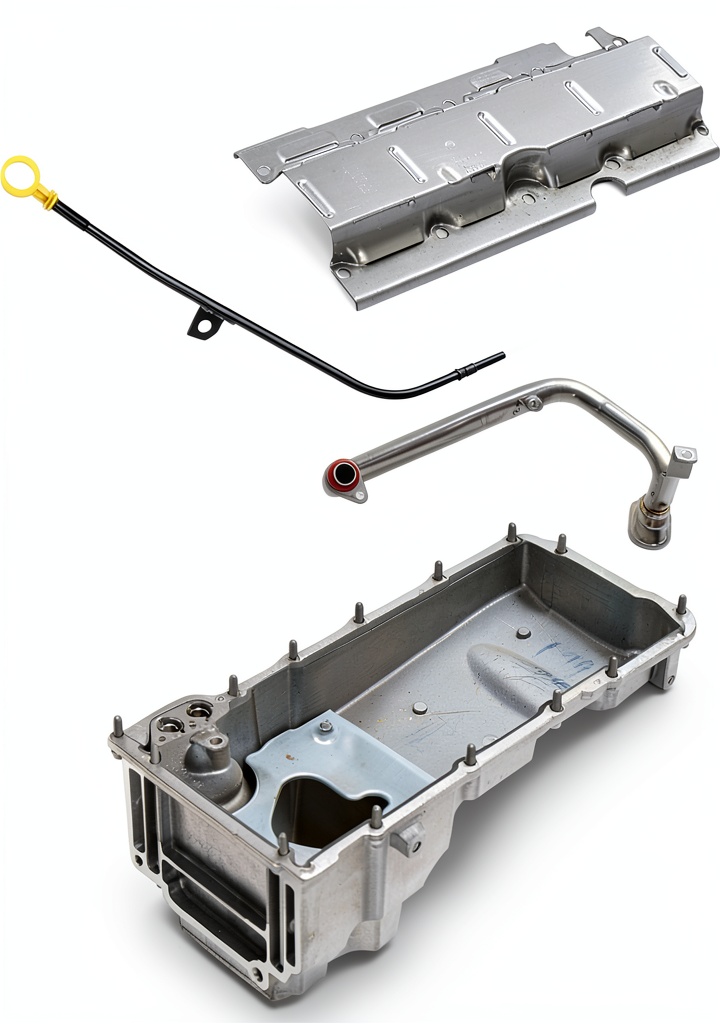 GM Performance machined aluminum oil pan installed in an engine