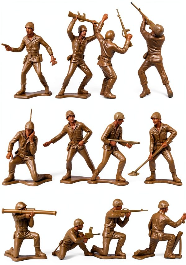 TimMee Plastic Toy Soldiers 100 Figure Set Kids-4