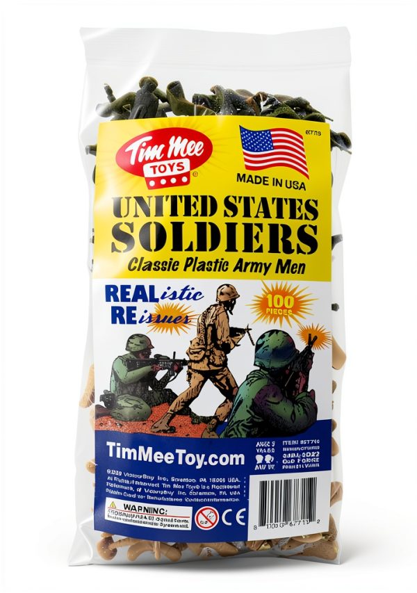 TimMee Plastic Toy Soldiers 100 Figure Set Kids-5