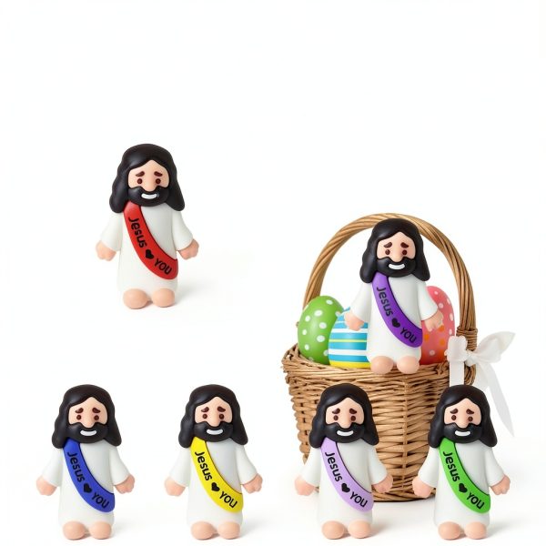 Jesus Figure Anditoy Kids Play Figure Big Rubber-5