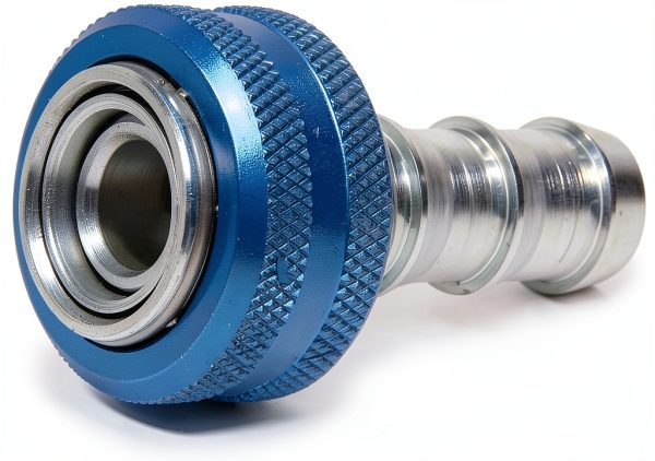 Aeroquip Metal Oil Drain Plug 1/2 inch Blue Silver-0