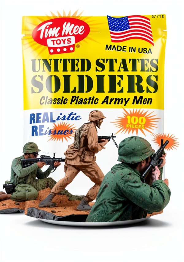 TimMee Plastic Toy Soldiers 100 Figure Set Kids-6