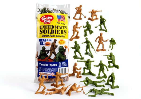 TimMee Plastic Toy Soldiers 100 Figure Set Kids-0