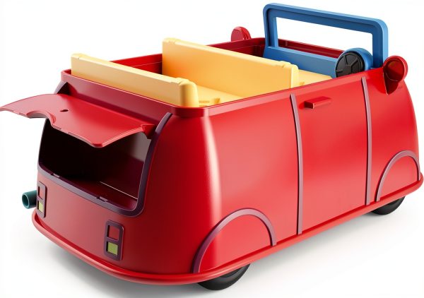 Peppa Pig Family Red Car Toy for Kids 3+-3