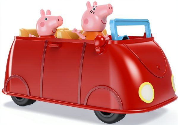 Peppa Pig Family Red Car Toy for Kids 3+-2