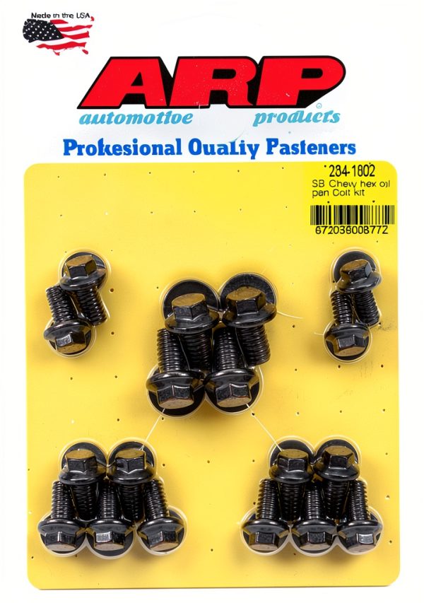 ARP Oil Pan Bolt Black Oxide Hex 234-1802 Performance Engine-0
