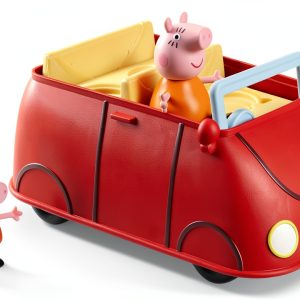 Peppa Pig Family Red Car Toy for Kids 3+-0