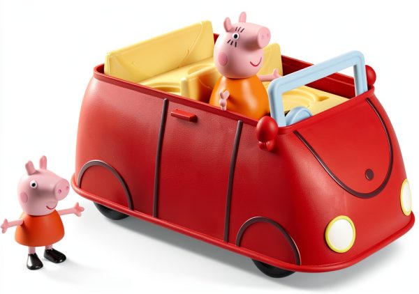 Peppa Pig Family Red Car Toy for Kids 3+-0
