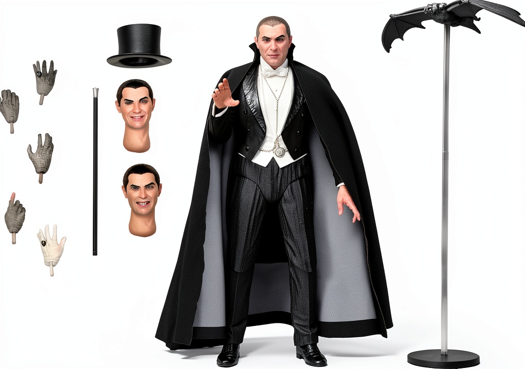 Ultimate Dracula figure displayed on a shelf