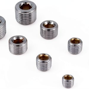 Engine Drain Plug Spectre Chrome Plated 4 Size Set-0
