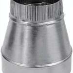 9 Dia. x 8 in. Dia. Galvanized Steel Furnace Pipe Reducer 212 Main-0