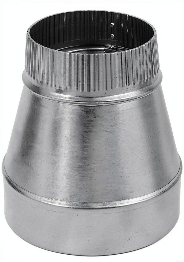 9 Dia. x 8 in. Dia. Galvanized Steel Furnace Pipe Reducer 212 Main-0